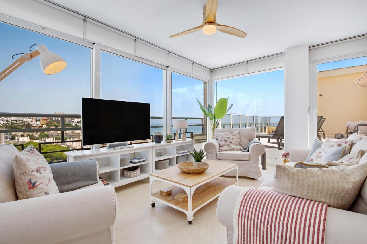 Crystalline View'S Of Carihuela - 3 Bedrooms Penthouse Torremolinos Exteriör bild