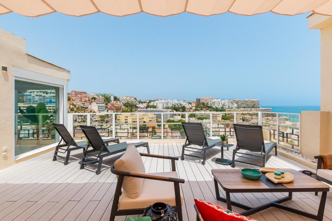 Crystalline View'S Of Carihuela - 3 Bedrooms Penthouse Torremolinos Exteriör bild